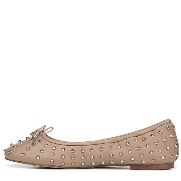 NEW Sam Edelman Fanley Leather Studded Ballet Flat - Picture 5 of 7